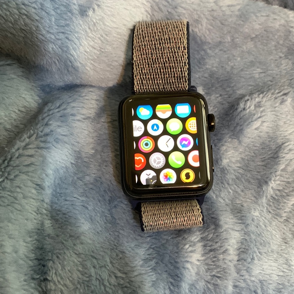 Apple Watch series 3, 42mm,GPS, Cellular LTE, stainless steel, no scratches, EUC